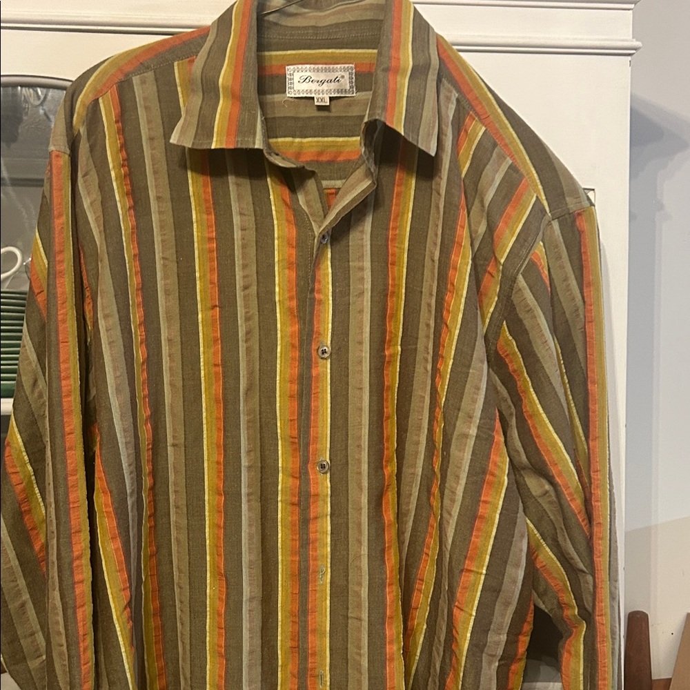 Bergati Striped Multicolor Men's Shirt